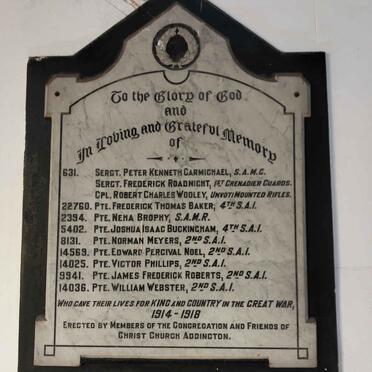 5. War Memorial 1914-1918