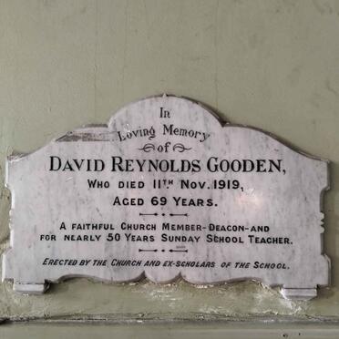 GOODEN David Reynolds -1919