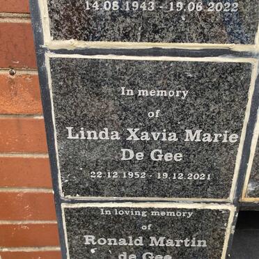 GEE Linda Zavia Marie, de 1952-2021