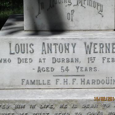 WERNER Louis Antony -1909