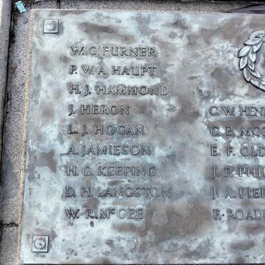 Durban Cenotaph_ 21 :: F - M Surnames