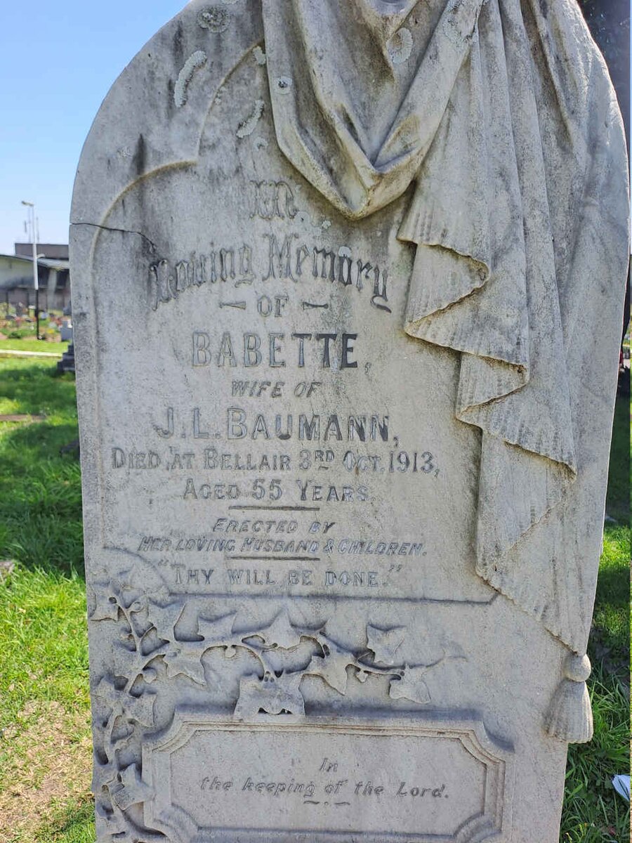 BAUMANN J.L. -1920 & Babette -1913 :: THUERER Magdalana -1917 :: BAUMANN Herman Aubrey -1951 _2