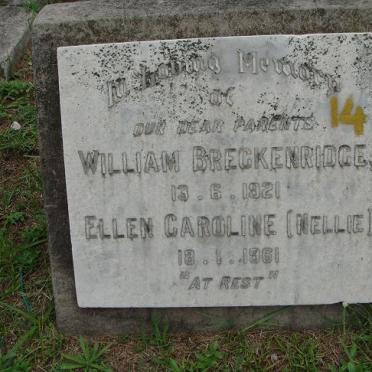 BRECKENRIDGE William -1921 &amp; Ellen Caroline -1961