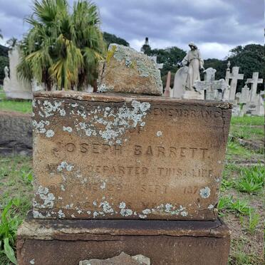 BARRETT Joseph -1879
