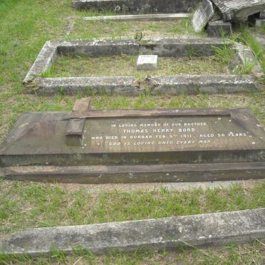 BOND Thomas Henry -1911