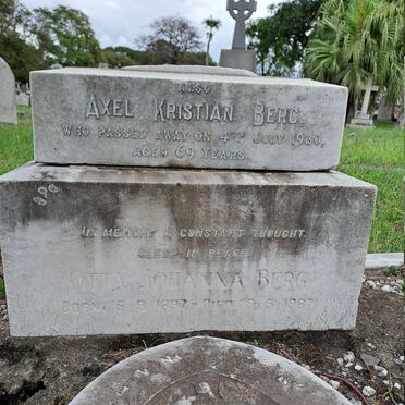 BERG Axel Kristian -1930 :: BERG Otta Johanna 1897-1987