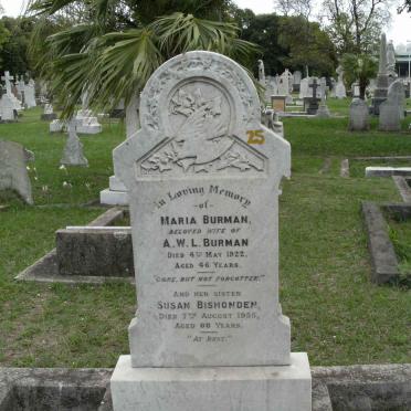 BURMAN Maria -1922 :: BISHONDEN Susan -1955