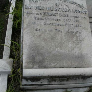 EVANS Catherine Agnes 1891-1918