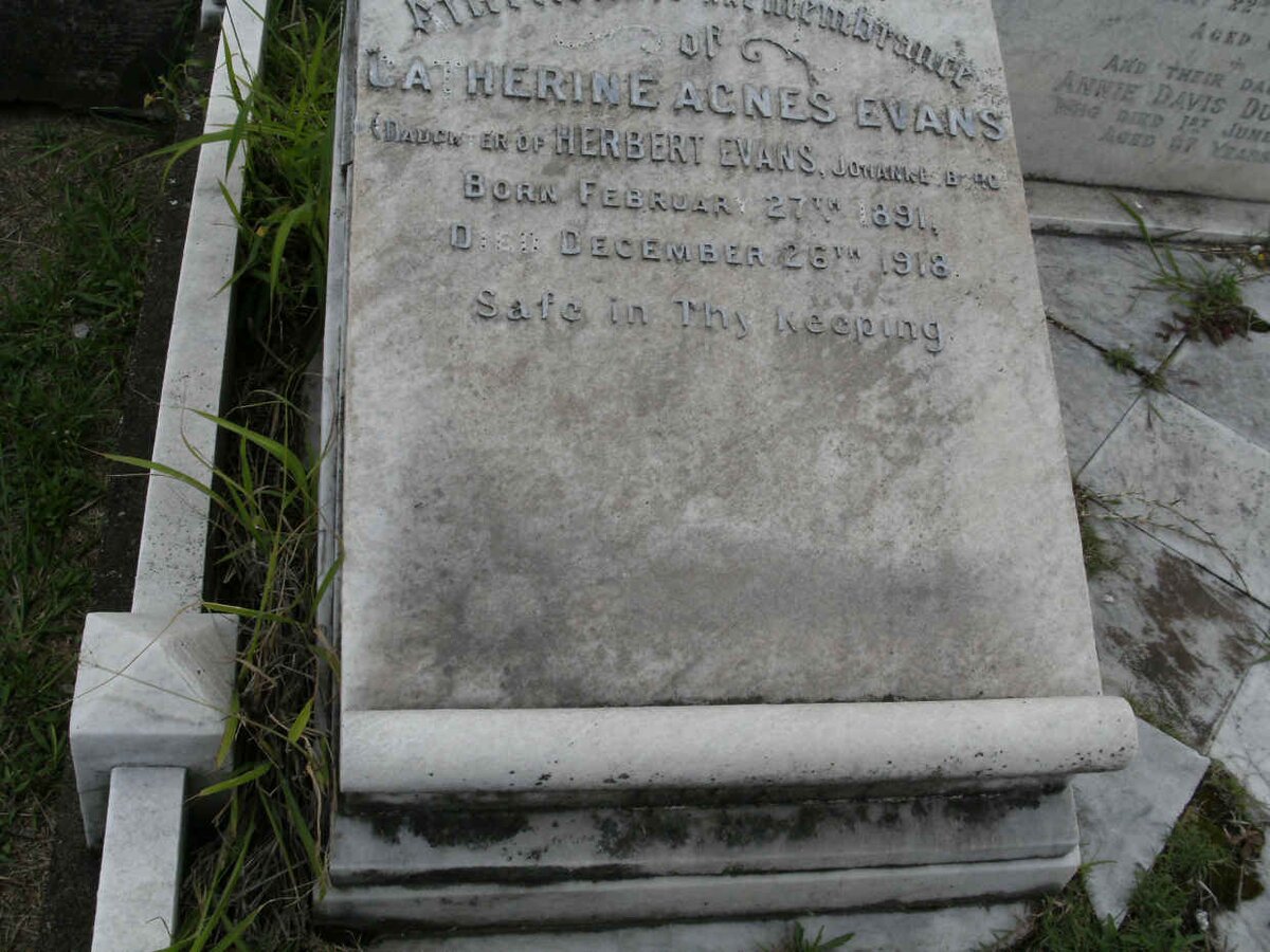 EVANS Catherine Agnes 1891-1918
