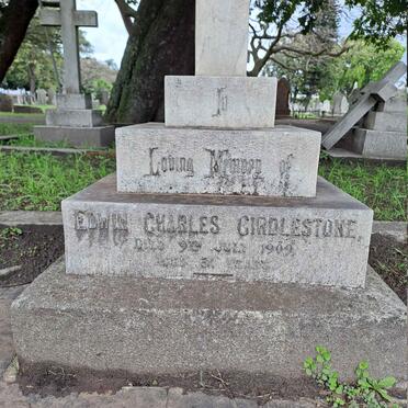 GIRDLESTONE Edwin Charles -1909