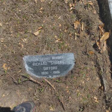 GIFFORD Richard Stuart 1930-1986