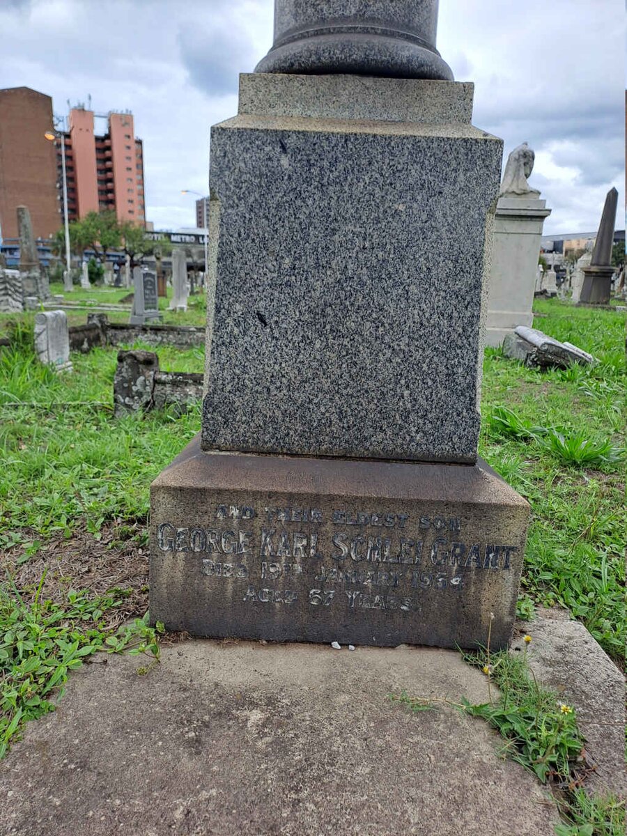 GRANT George Karl Schlei -1954