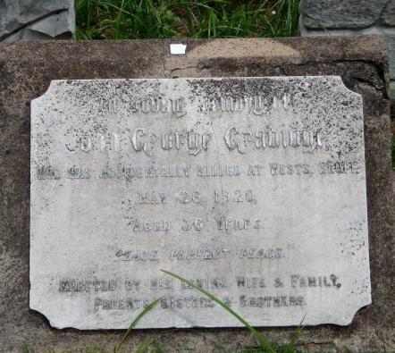 GRAMIDGE John George -1920