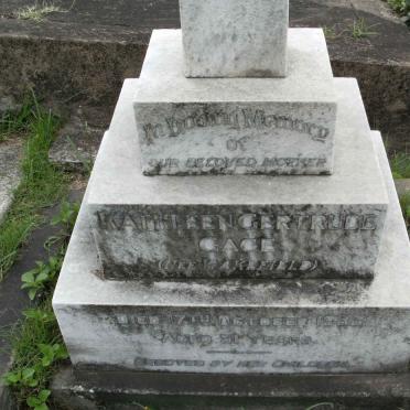 GAGE Kathleen Gertrude nee WAKEFIELD -1933