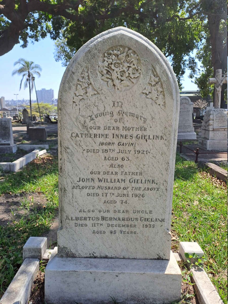 GIELINK John William -1926 & Catherine Innes GAVIN -1921 :: GIELINK Albertus Bernadus -1935