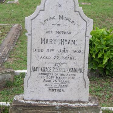 HYAM Mary -1908 :: OSMOND Amy Grace Russell -1941