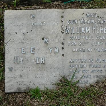 HERBERT William -1954 &amp; Kate Evelyn -1944