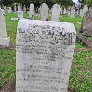 HAYGARTH Joseph Williamson 1820-1898 :: HAYGARTH William Davenport 1858-1927 & Agnes Mary 1862-1901 ::  HAYGARTH Ruby Maud 1895-1896