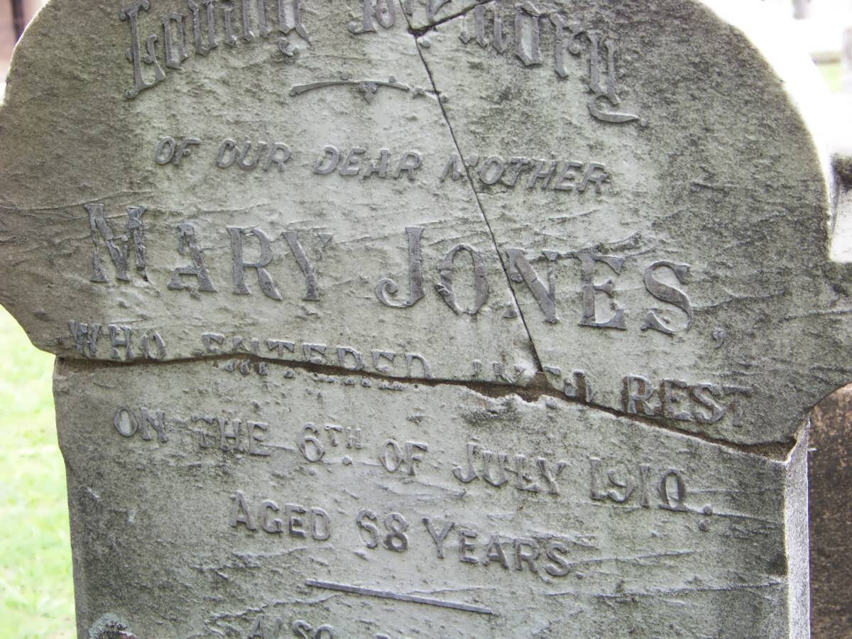 JONES Mary -1910