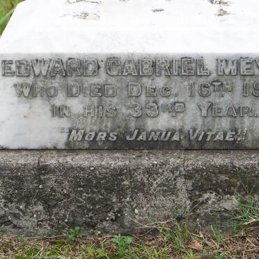 MEYER Edward Gabriel -1918