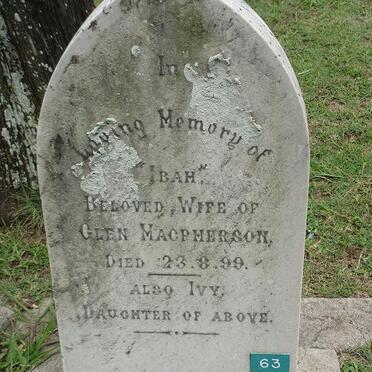 MACPHERSON Ibah -1899 :: MACPHERSON Ivy ?