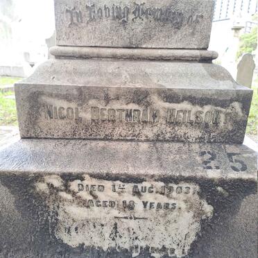 NEILSON Nicol Berthram -1903