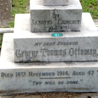 OTTOWAY George Thomas -1914