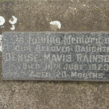 RAINSBURY Denise Mavis -1923