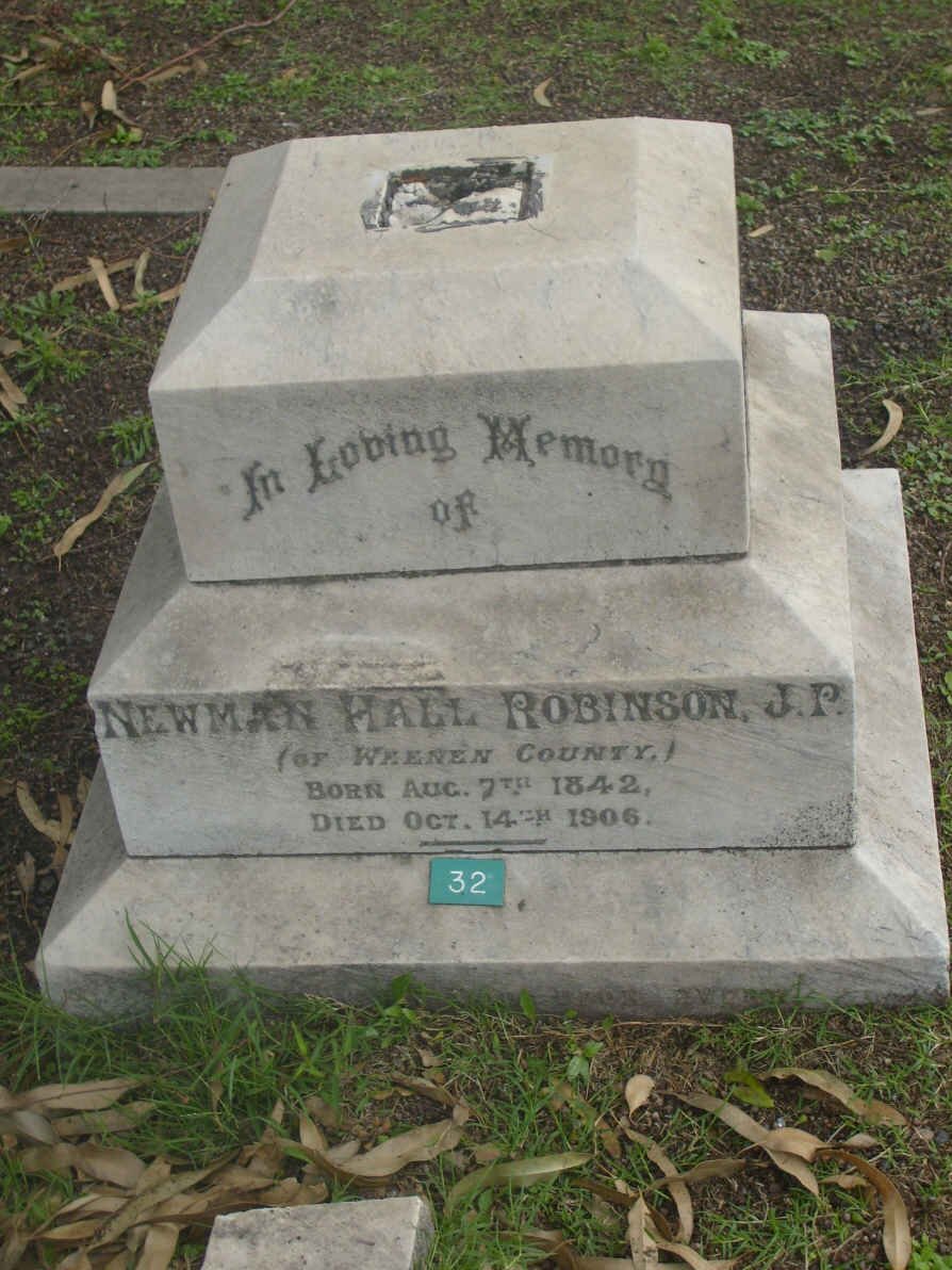 ROBINSON Newman Hall J.P. 1842-1906