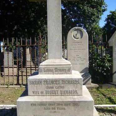 RICHARDS Robert 1836-1915 &amp; Sarah Frances CATO 1835-1901