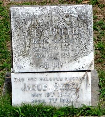 RODEL Jacob 1872-1961 &amp; Lily 1873-1951