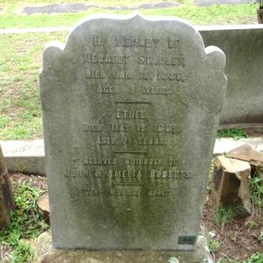 ROBERTS Herbert Stanley -1886 :: ROBERTS Ethel -1885