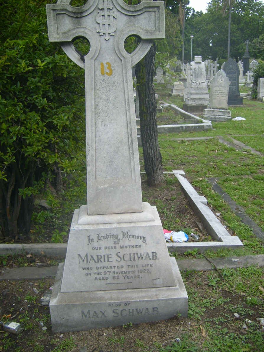 SCHWAB Marie -1922 :: SCHWAB Max