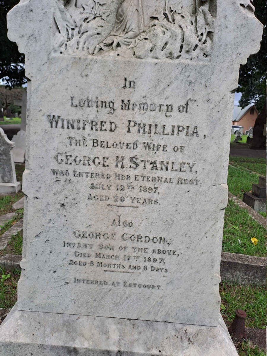 STANLEY Winifred Phillipia -1897 :: STANLEY George Gordon -1897
