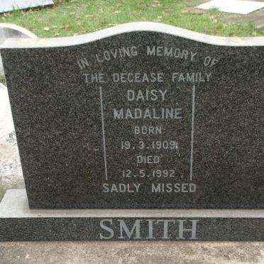 SMITH Daisy Madaline 1909-1992