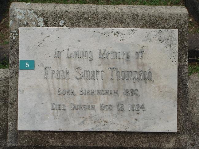 THOMPSON Frank Smart 1880-1924