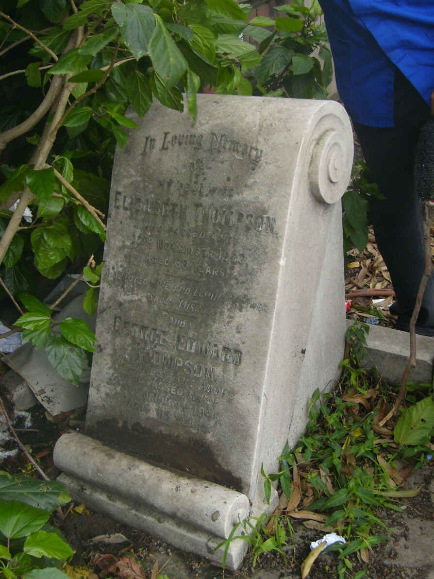 THOMPSON George Edward -1946 &amp; Elizabeth -19??