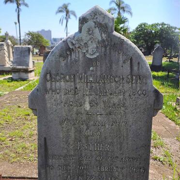 WILLIAMSON George -1900 & Esther -1926