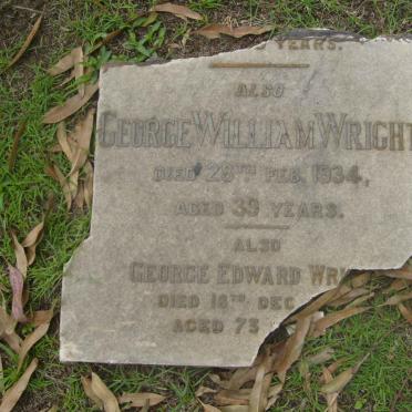 WRIGHT George William -1934 :: WRIGHT George Edward