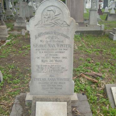 WINTER George Max -1912 :: WINTER Thelma Anna -1942 :: ?