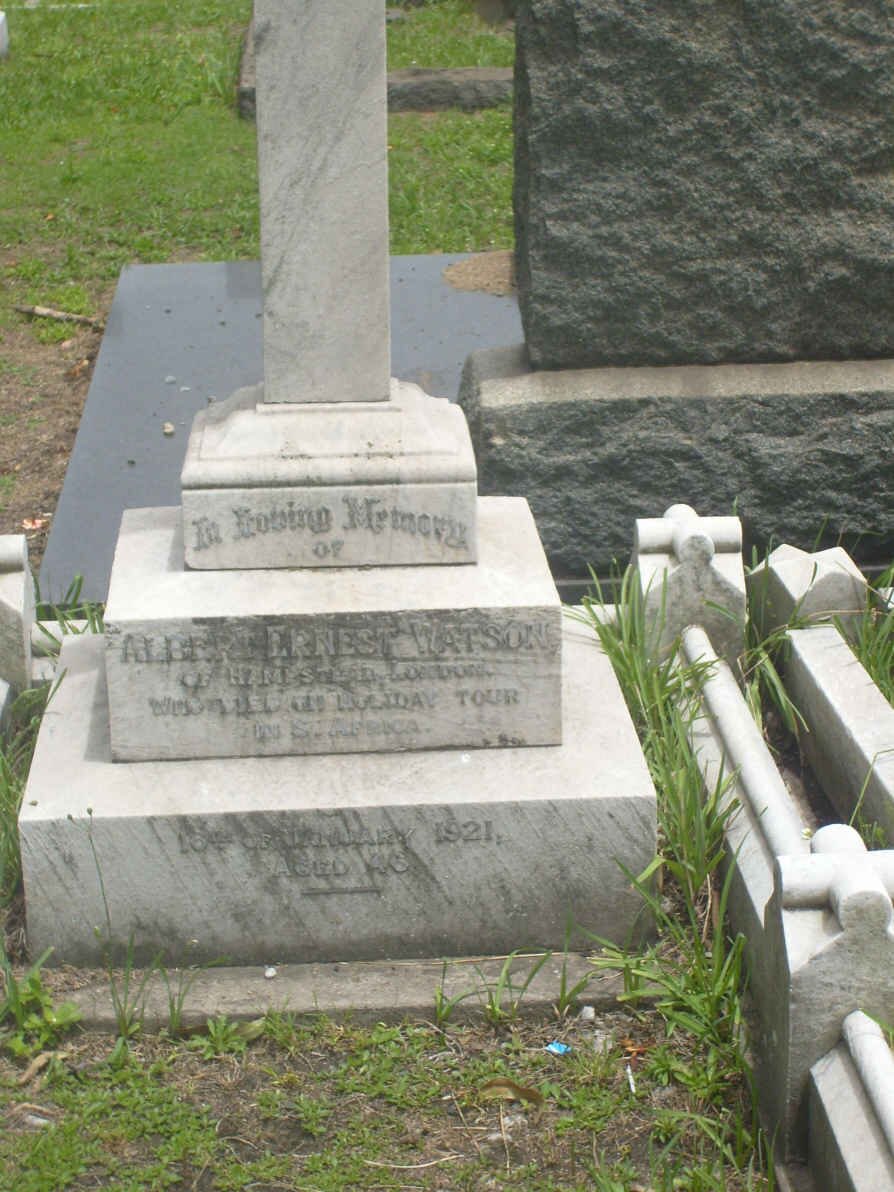 WATSON Albert Ernest -1921