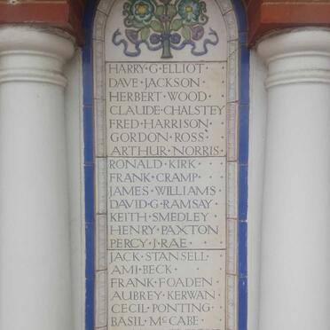 Kwazulu-Natal, DURBAN, Greyville, St Mary's Anglican Church, WW1 memorial