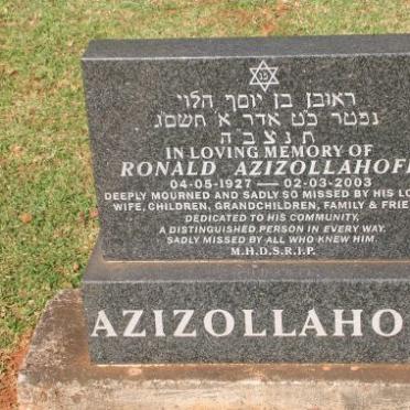 AZIZOLLAHOFF Ronald 1927-2003