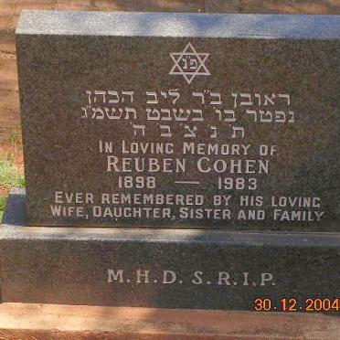 COHEN Reuben 1898-1983