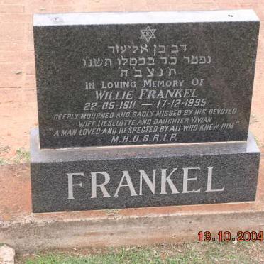 FRANKEL Willie 1911-1995