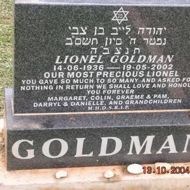 GOLDMAN Lionel 1936-2002