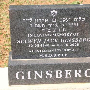GINSBERG Selwyn Jack 1948-2008