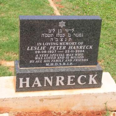 HANRECK Leslie Peter 1927-2004