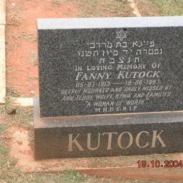 KUTOCK Fanny 1913-1997