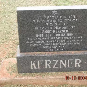 KERZNER Anne 1897-1994